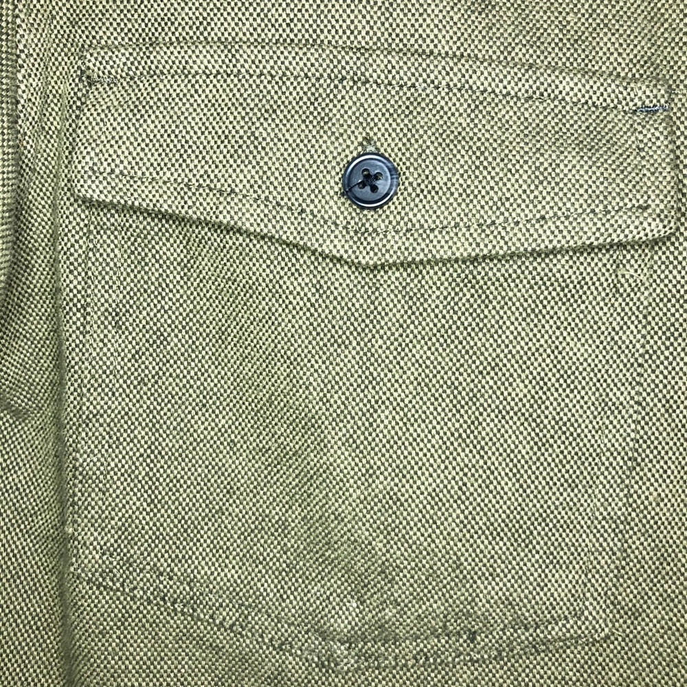 ❤️SOLD❤️GOODFELLOW - Mens Green Flannel - Picture 4 of 5